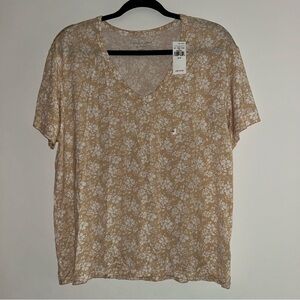 American Eagle Soft & Sexy Floral Shirt Medium NWT